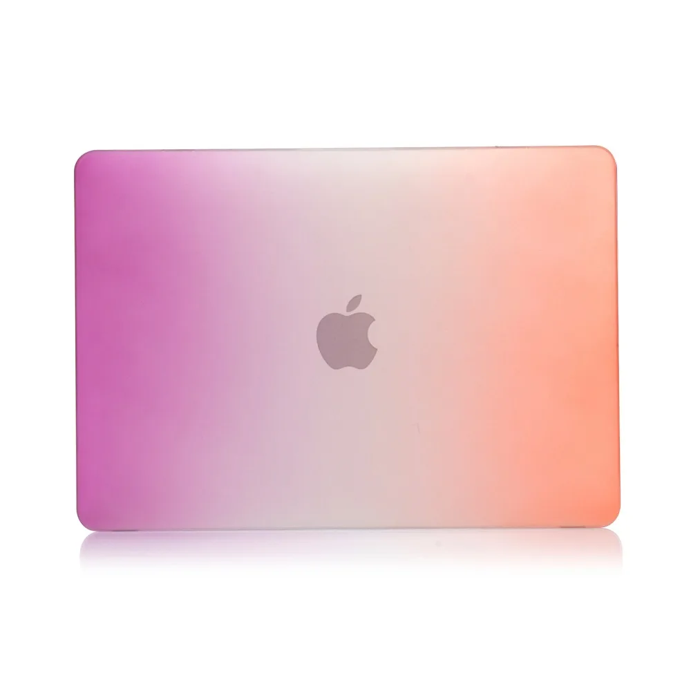 Модный матовый Радужный жесткий защитный чехол для MacBook Air 11 Pro 13/15 дюймов с Retina
