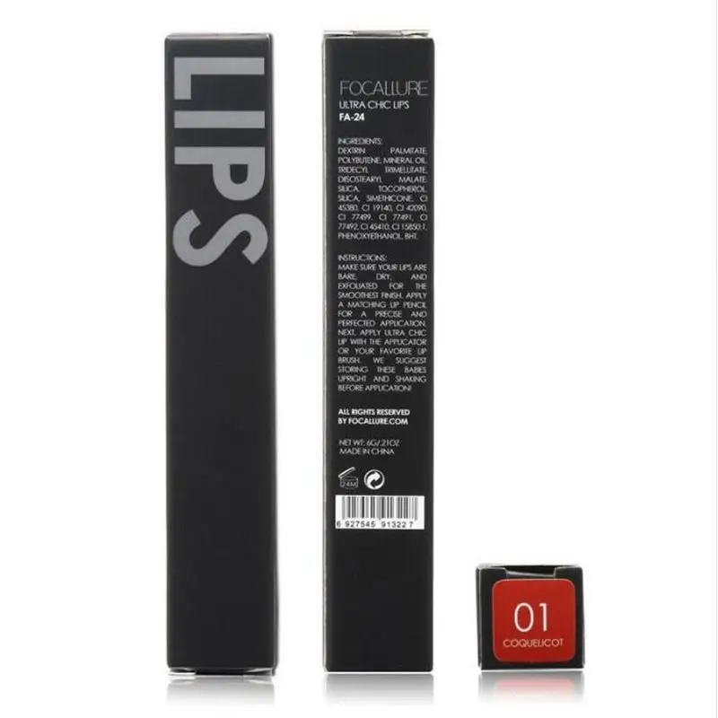 Focallure цветная губная помада матовая окрашенная жидкая Горячая пикантная