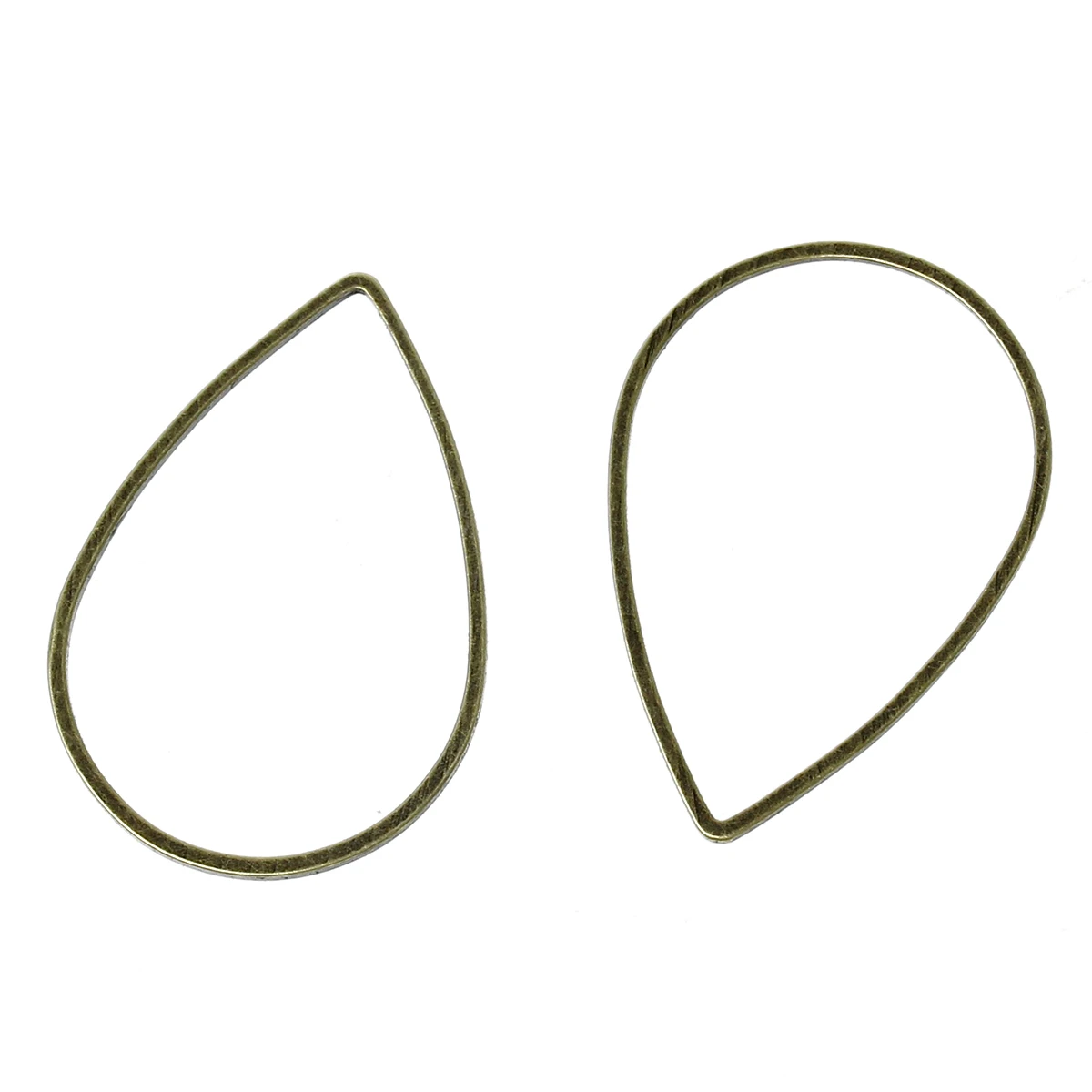 

DoreenBeads Copper Closed Soldered Jump Rings Teardrop Antique Bronze 25.0mm(1") x 17.0mm( 5/8"),100 PCs new