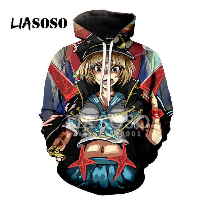 LIASOSO/толстовки с капюшоном 3D принтом для женщин и мужчин аниме Kill la Kawaii толстовки