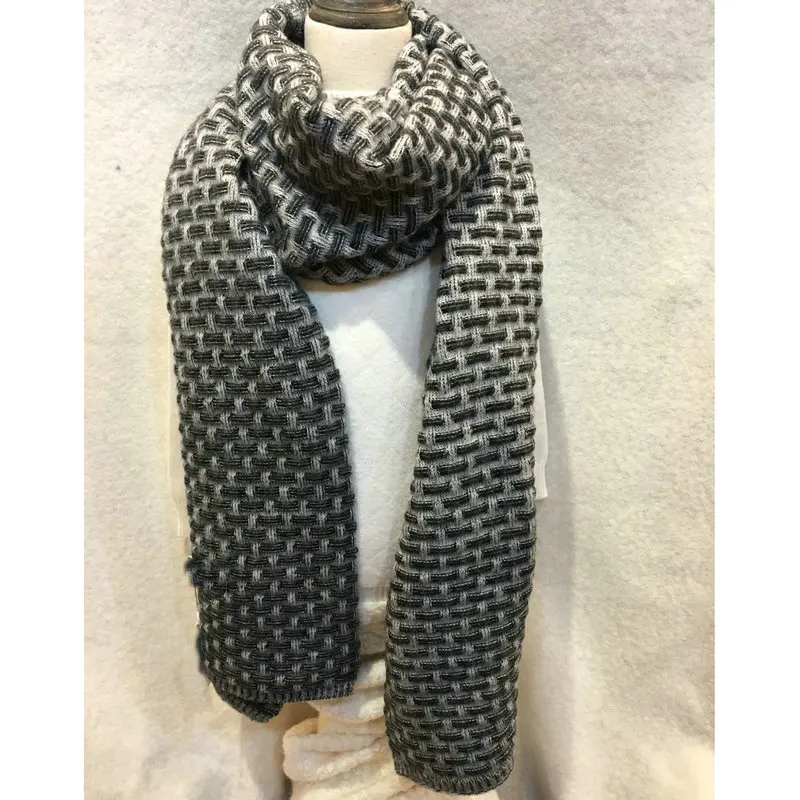 Шарф женский цветной с геометрическим узором YG453|shawl poncho|scarf womenknit scarf |