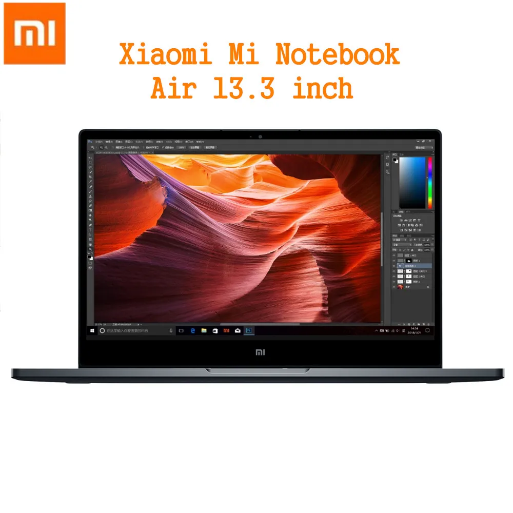 Xiaomi Mi ноутбук Air 13 3 Windows 10 Intel Core i5 8250U 2 5 ГГц 8 ГБ ОЗУ 256 SSD датчик отпечатков пальцев