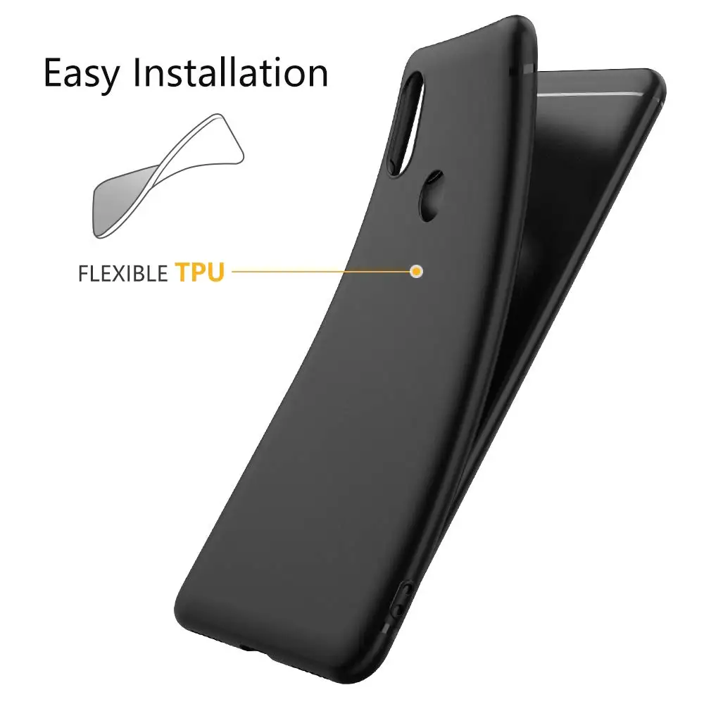 Для Xiaomi Redmi Note 5 Pro 5A Prime Plus Note5 чехол для глобальной версии TPU матовый телефона
