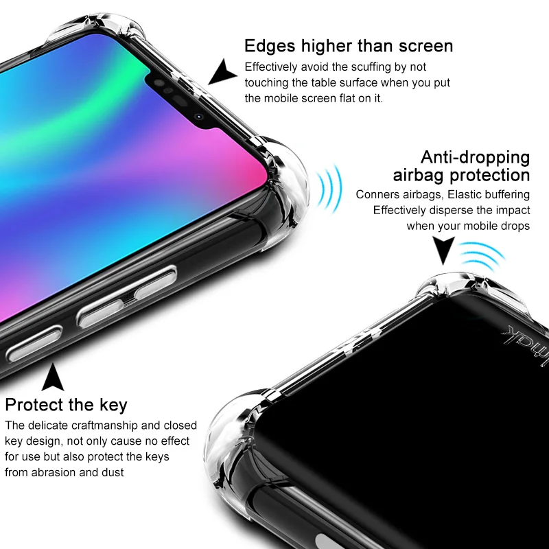 Для Asus Zenfone Max M2 ZB633KL чехол бренд iMAK Airbag супертонкие мягкие чехлы для телефонов ZB663KL