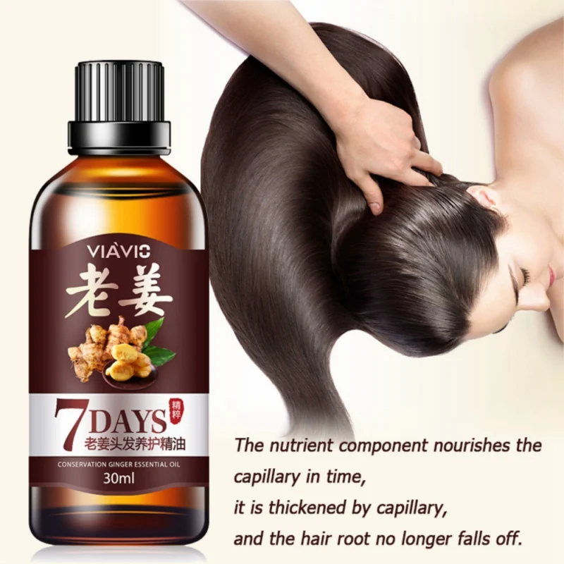 

Fast Hair Growth Dense Regrowth Ginger Serum Oil Anti Loss Treatment Essence Hair Care