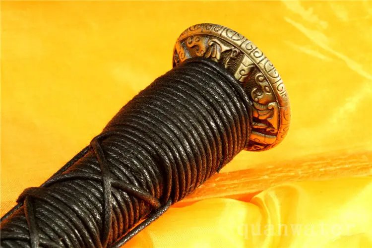 32&quot DAMASCUS FOLDED STEEL HANDMADE FULL TANG BLADE CHINESE SWORD | Swords