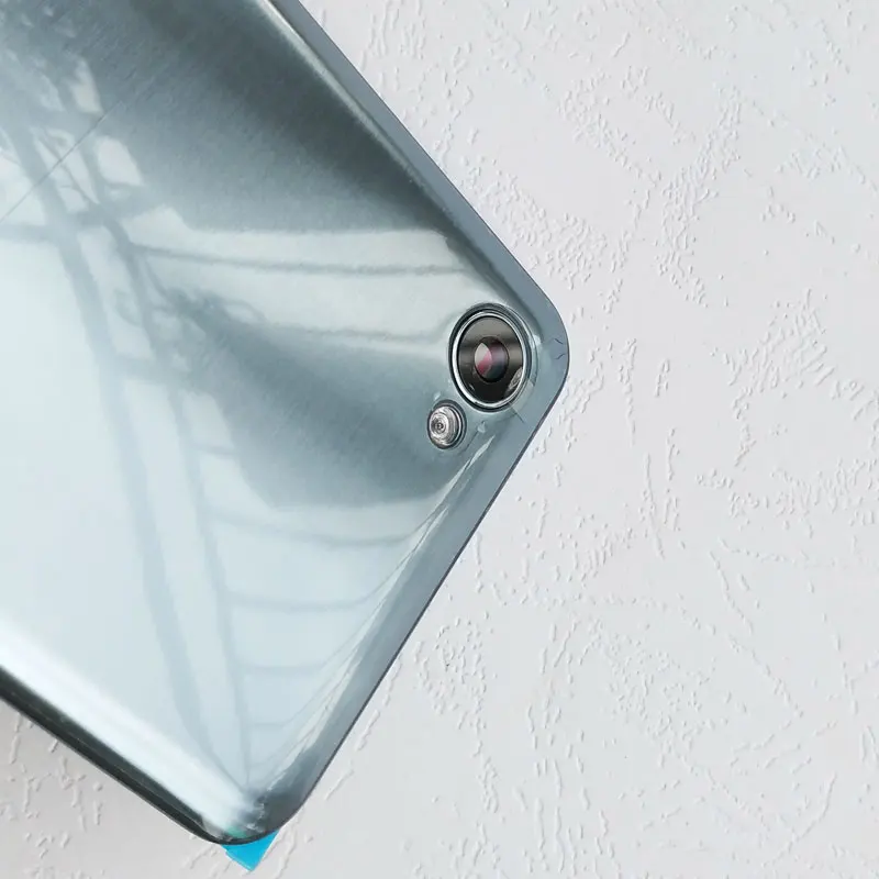 Для LG Q6 пластиковый задний корпус крышка батареи чехол с объективом камеры+ светильник вспышки
