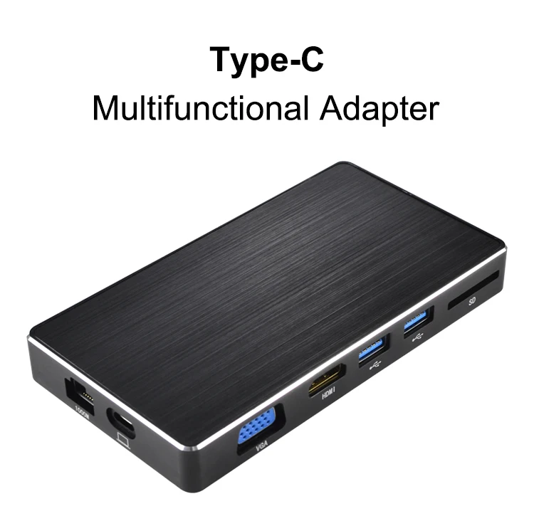 Quyu usb-хаб 3,0 док-станция все-в-одном USB C-HDMI RJ45 для MacBook samsung Galaxy S10 huawei mate 20 P20 Pro type C концентратор