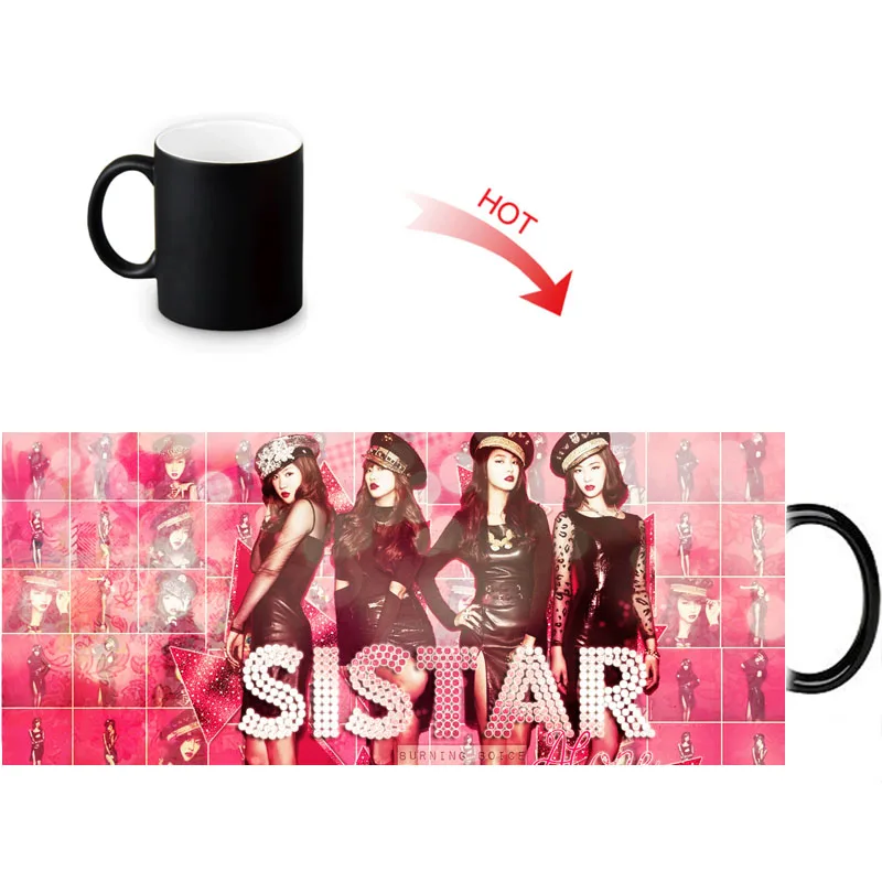 Sistar напечатанные меняющие цвет кружки искусственная чашка для чая и молока