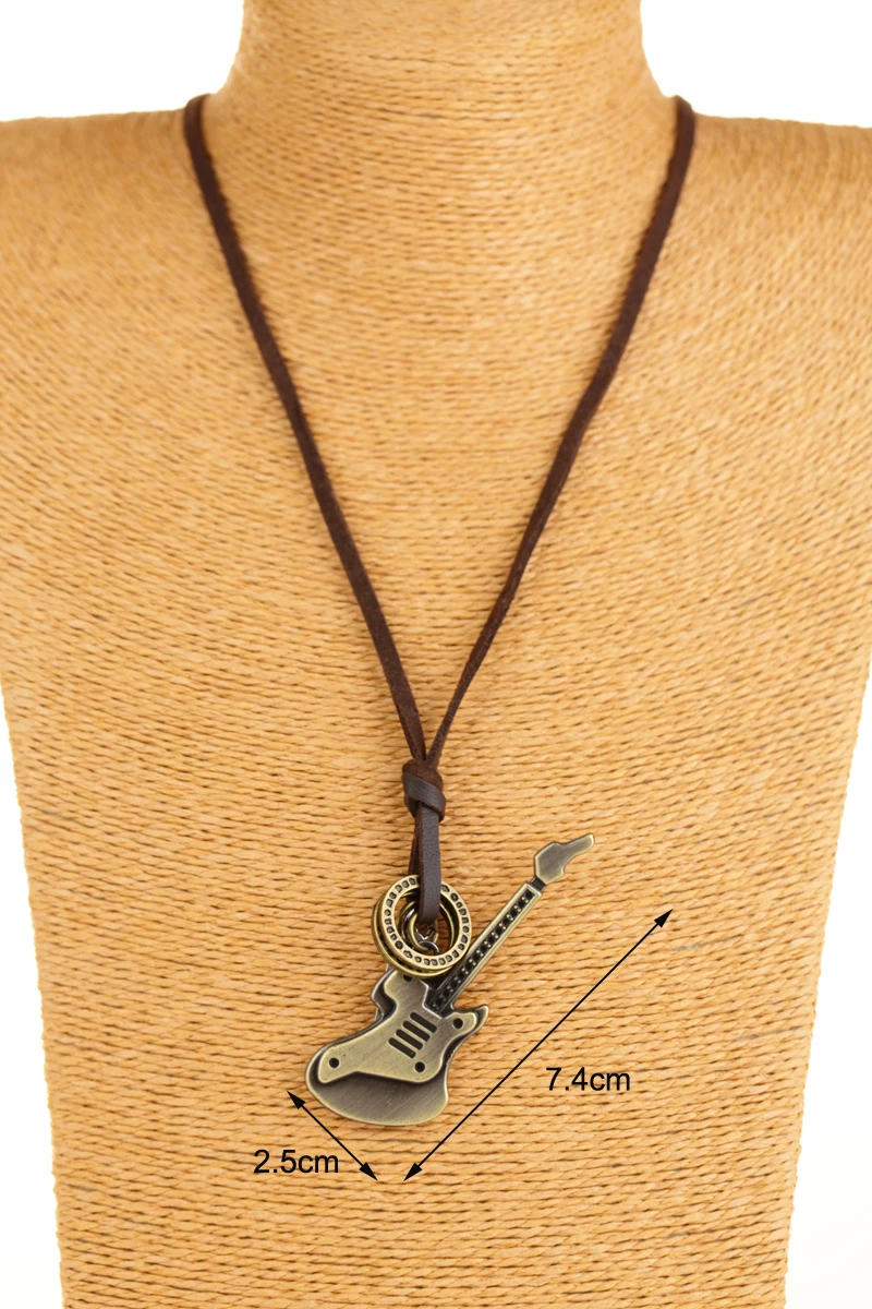 Винтаж Relogio Jewelry Гитары ожерелья и кулоны Для женщин Цепочки Пояса из натуральной