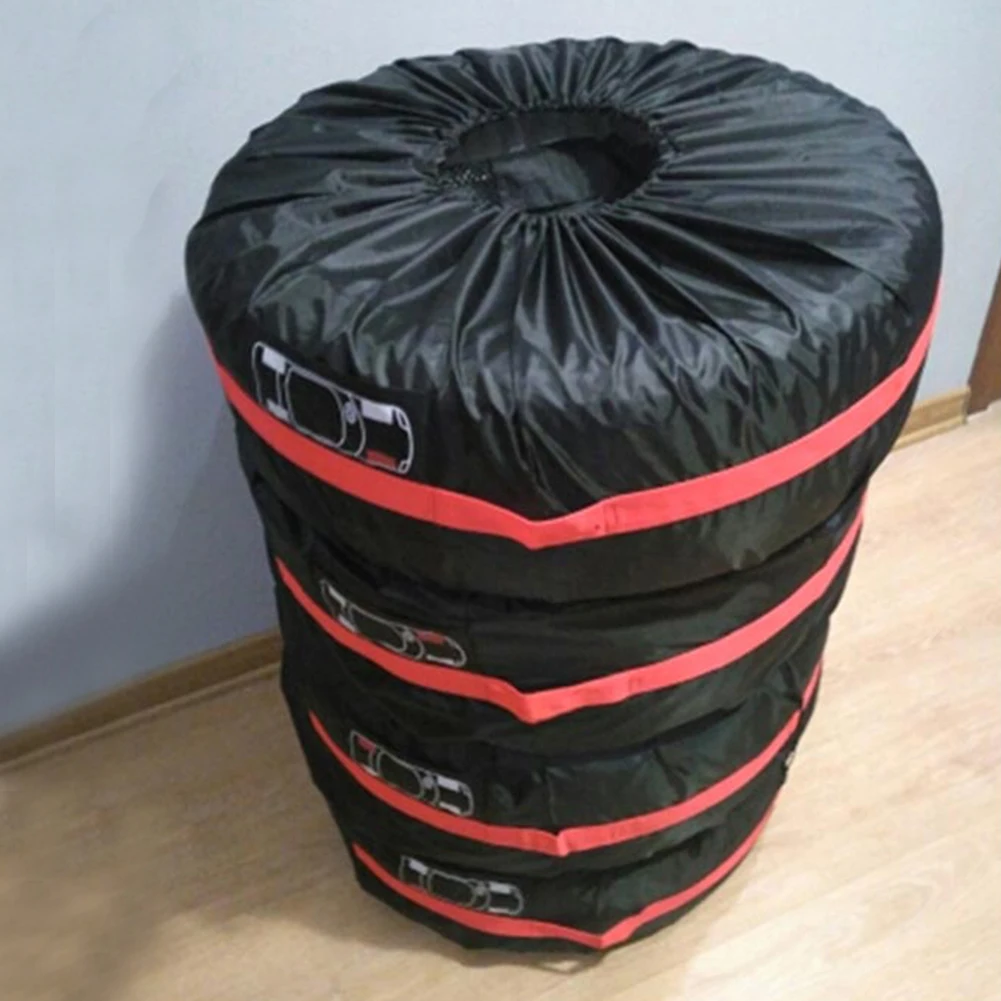 4 шт. чехол для запасных шин Ткань Оксфорд зимняя и летняя сумка хранения