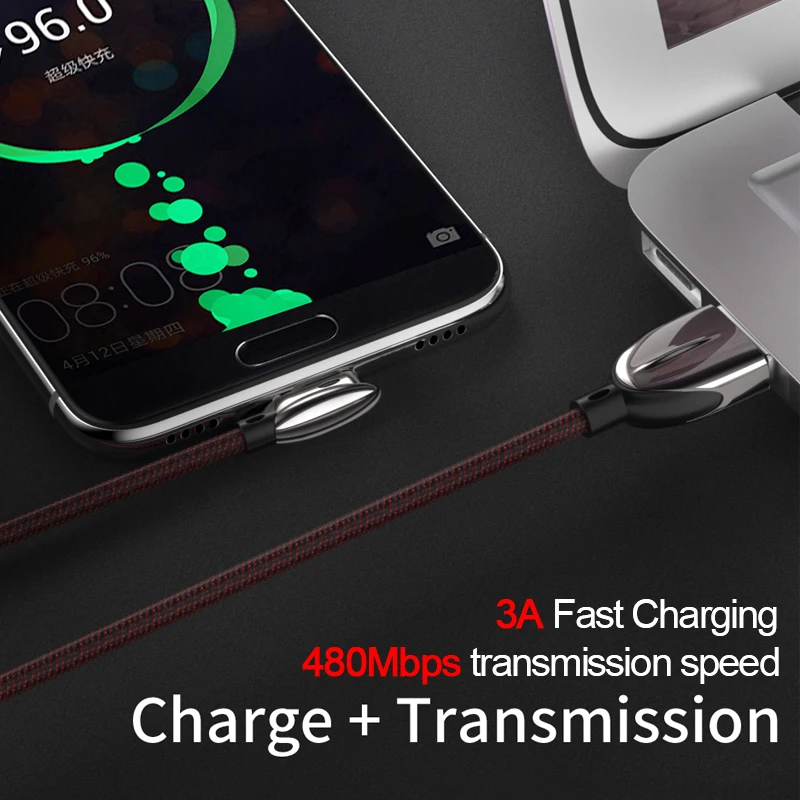 Кабель зарядный Essager 3 А USB Type-C для Xiaomi Redmi K20 Pro Note 7 8 Samsung Oneplus | Мобильные телефоны и