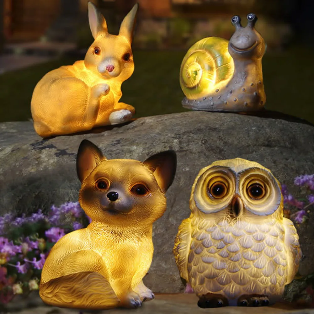 В форме животных украшение для домашних сада подарок легко установить открытый