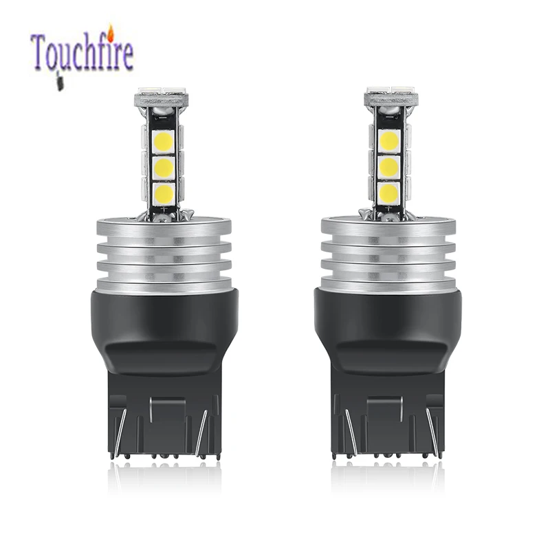 2 шт. Авто P21W W21W 7443 T15 W16W Canbus без ошибок автомобильная лампа 12В 3030SMD светодиодные