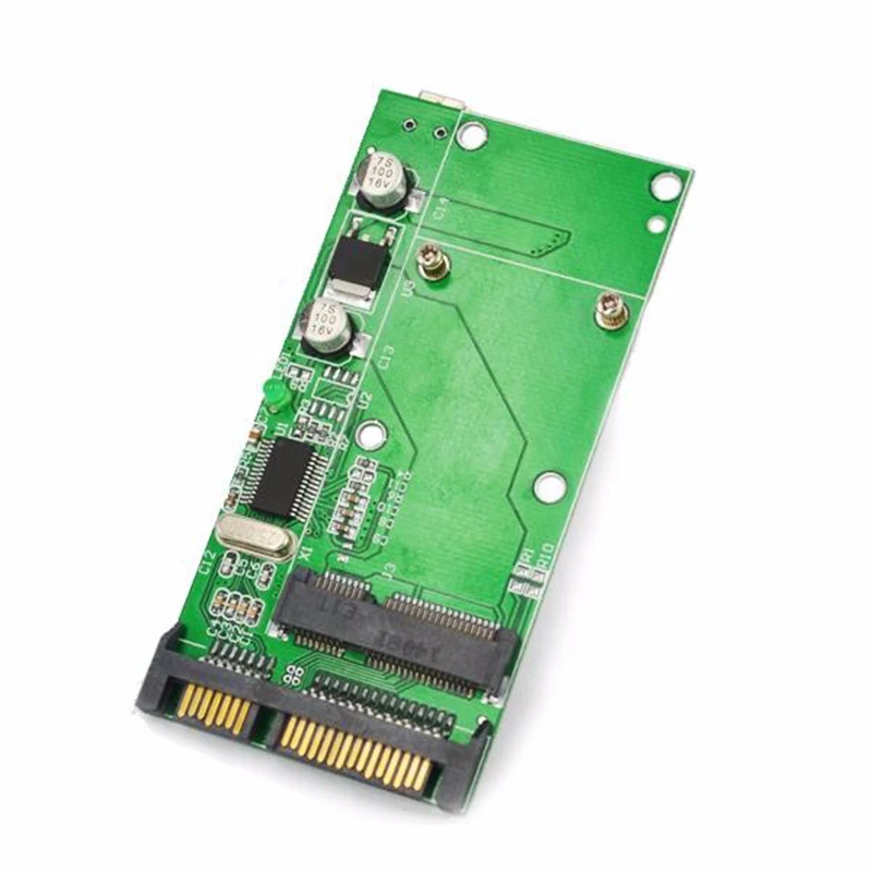 2 в 1 mSATA Mini SATA для SATA/Mini USB PCI E SSD 8 &quotдо 5&quot 7 + 15 22 Pin конвертер см 5 HDD адаптер жесткого