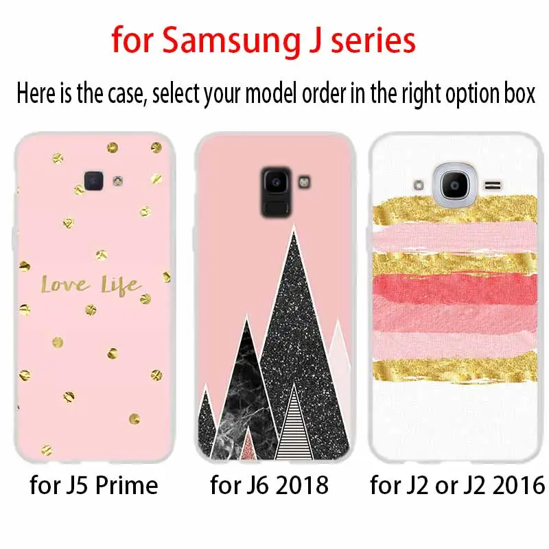 Телефон для Samsung Galaxy J6 J4 Plus J8 J3 J7 2018 J5 j7 2017 2016 j6 Prime чехол золотой розовый