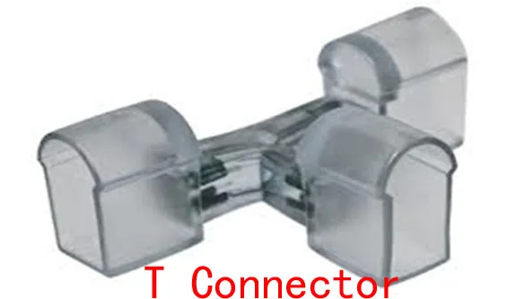 Светодиодный неоновый свет гибкий шнур аксессуар L разъем Т образный I для одного цвета LED Neon Flex 14*26 мм 10