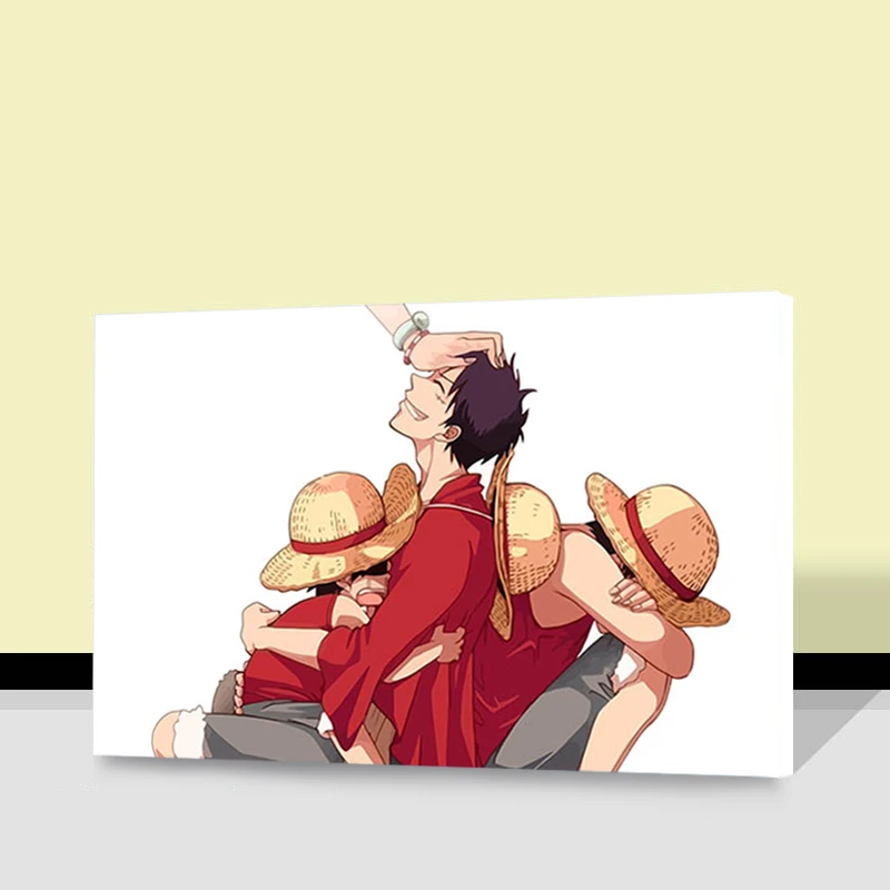 DIY oil painting One Piece digital paint by numbers Tony Chopper diy Roronoa Zoro Nami | Дом и сад