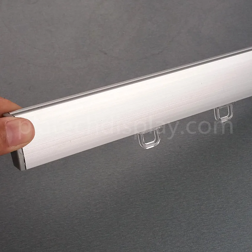 Пластиковые аксессуары для плакатов из алюминиевого сплава рекламная карточка