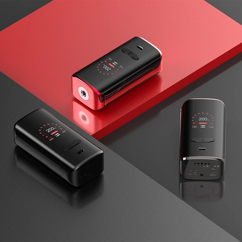 Augvape VX200 коробка Mod Kit 200 w 1 3 Inch Цвет Дисплей Двойной 18650 Батарея Контроль