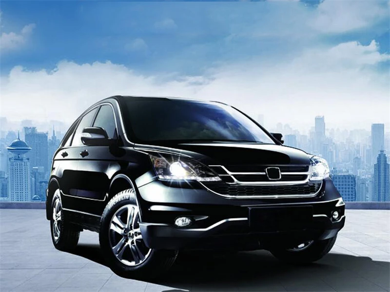 Автомобильный Стайлинг для Honda CR-V светодиодный фонарь 2007-2011 для CRV светодиодный DRL биксеноновый головной свет аксессуары H7 hid комплект angel eye ближнего света