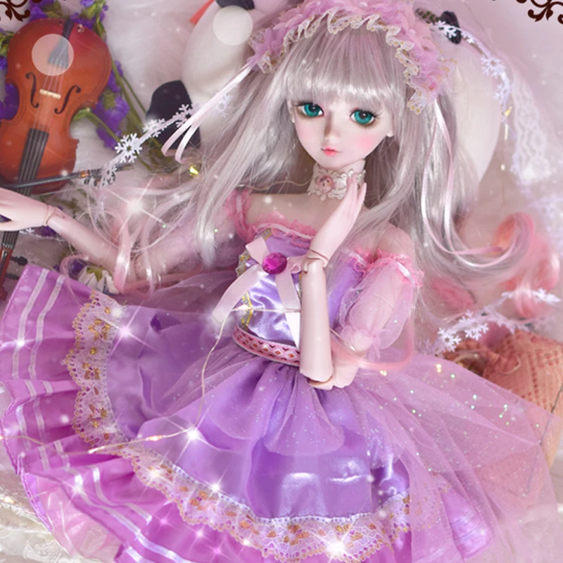 

1/3 BJD 60CM Doll toys Top Quality Chinese BJD 18 Ball Joint Doll Fashion Girl Gift toys for girls Modified version Ye Luoli
