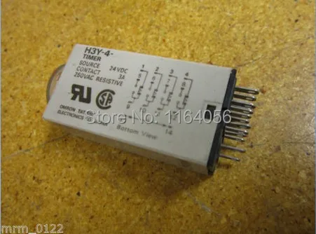 AC 110 В 14 контактов 4PDT 0 ~ 60 секундный таймер задержка din-рейка реле времени H3Y-4 |