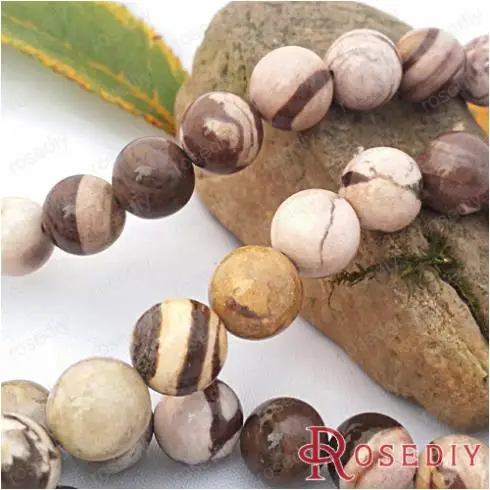 

Wholesale Diameter 10mm Round Natural Stone Beads Diy Jewelry Findings Accessories Roughly 35 pieces(JM6734)