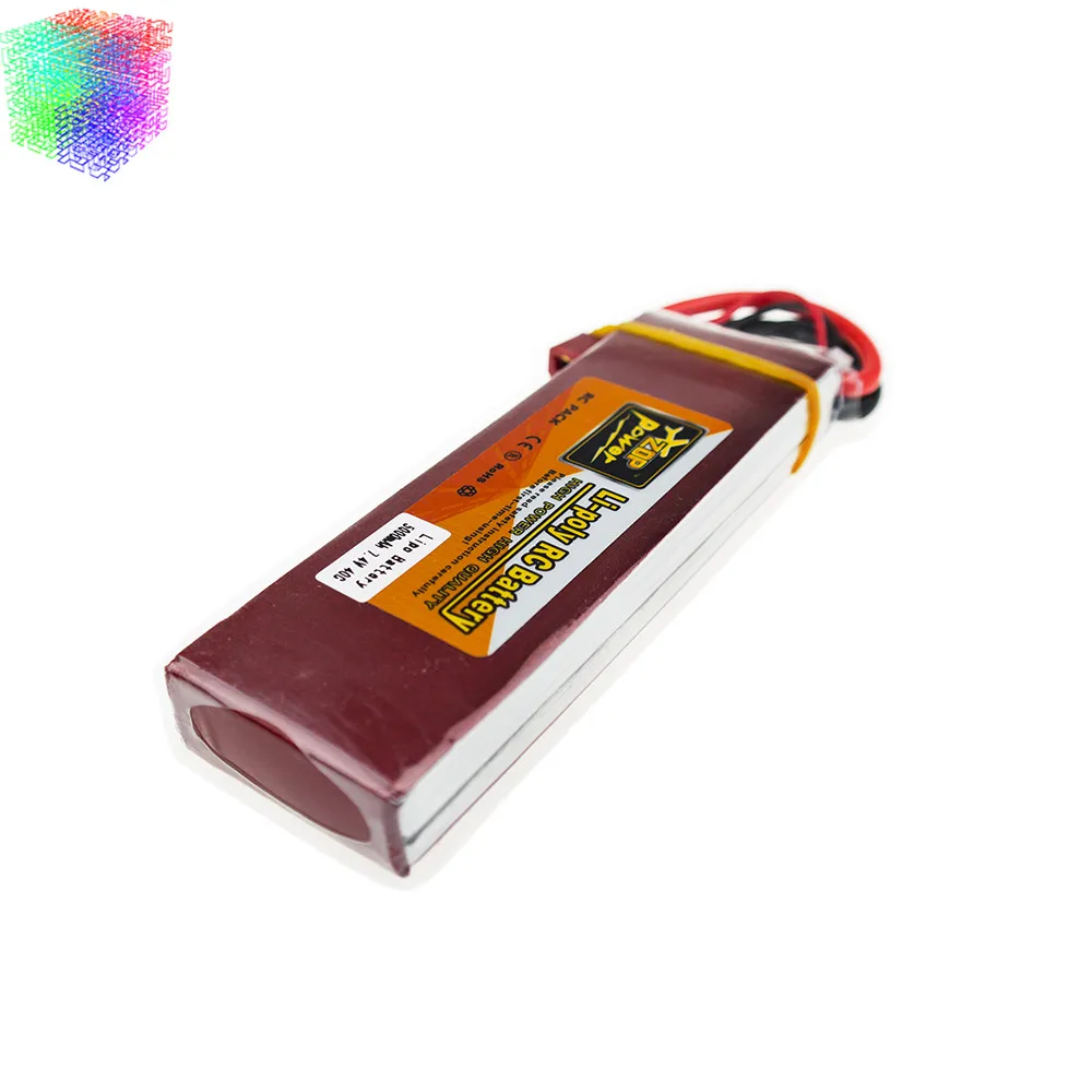 3 шт. ZOP Lipo 7 4 в 5000 мАч аккумулятор 40C T xt60 разъем с зарядным устройством кабелем для