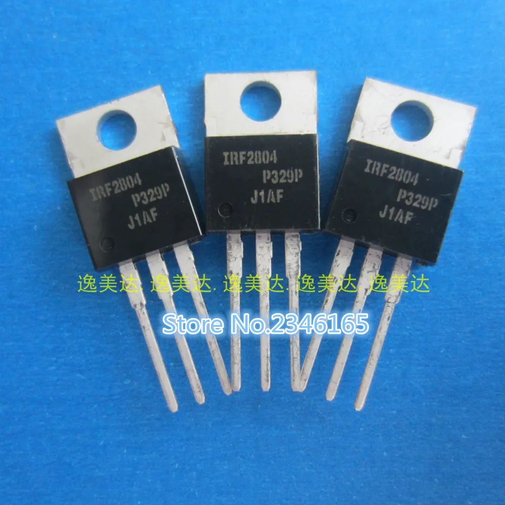 10 шт. N канальный полевой эффект IRF2804 TO 220 IRF2804PBF TO220|Интегральные схемы| |