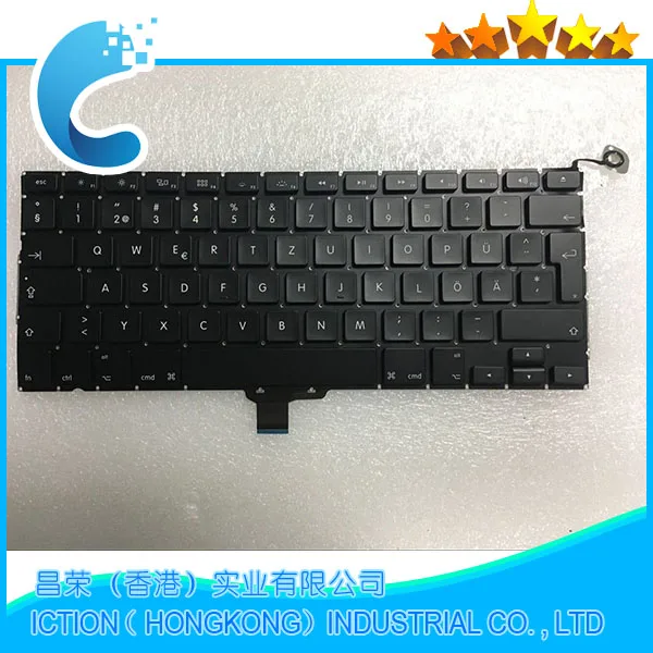 Совершенно новая клавиатура A1278 шведский язык 2009 2010 2011 2012 года для Macbook Pro 13 дюймов