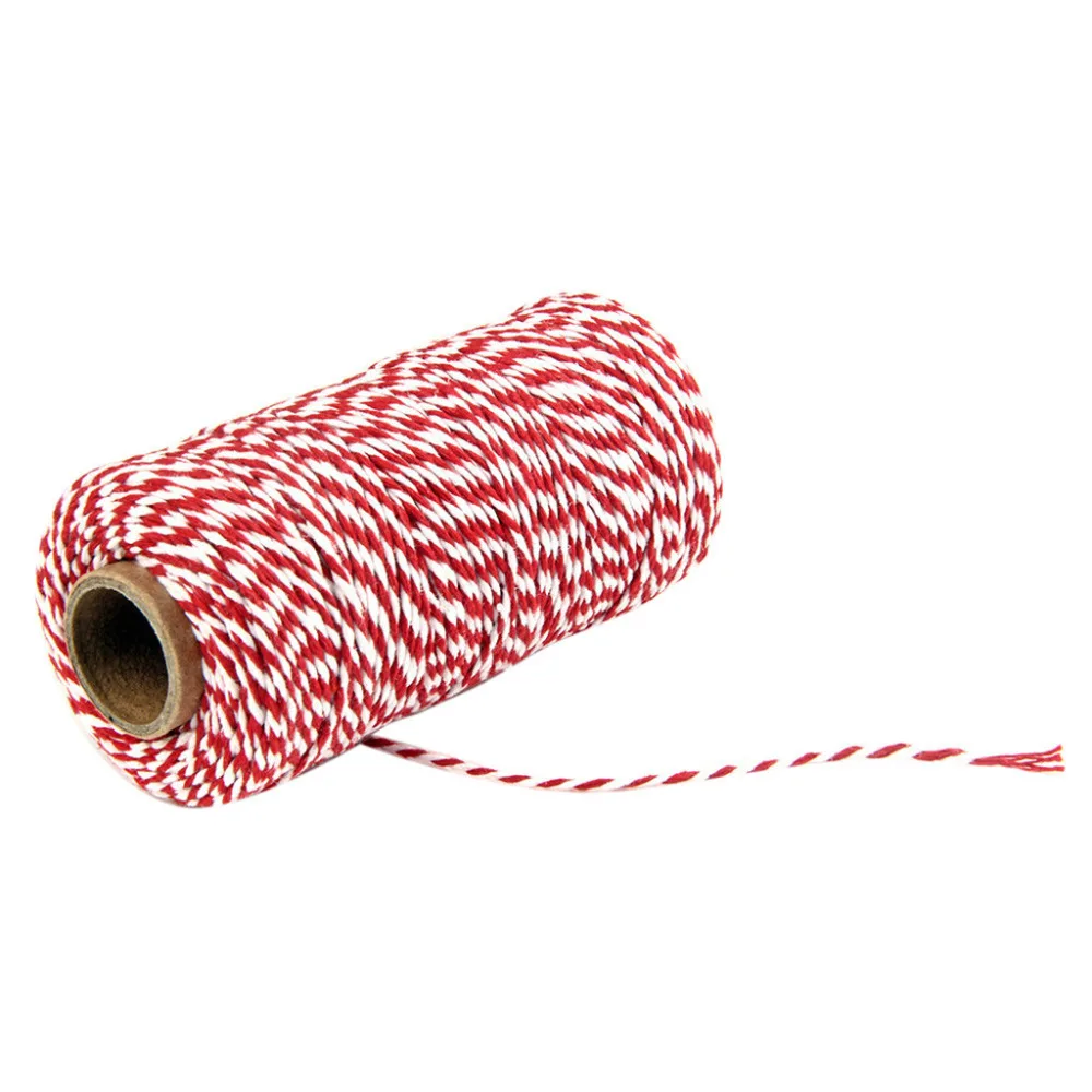 Two Colors Cotton Bakers Twine Rope Rustic Country Crafts Handmade Accessories Hot Sale |