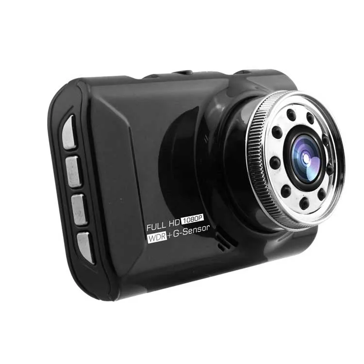 Автомобильный видеорегистратор 3 дюйма 1080P угол обзора 170 градусов G-датчик