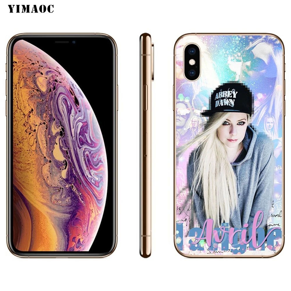YIMAOC Avril Lavigne мягкий чехол TPU силиконовый для iPhone 8 7 6 6S Plus 5 5S SE X XR XS 11 Pro Max |