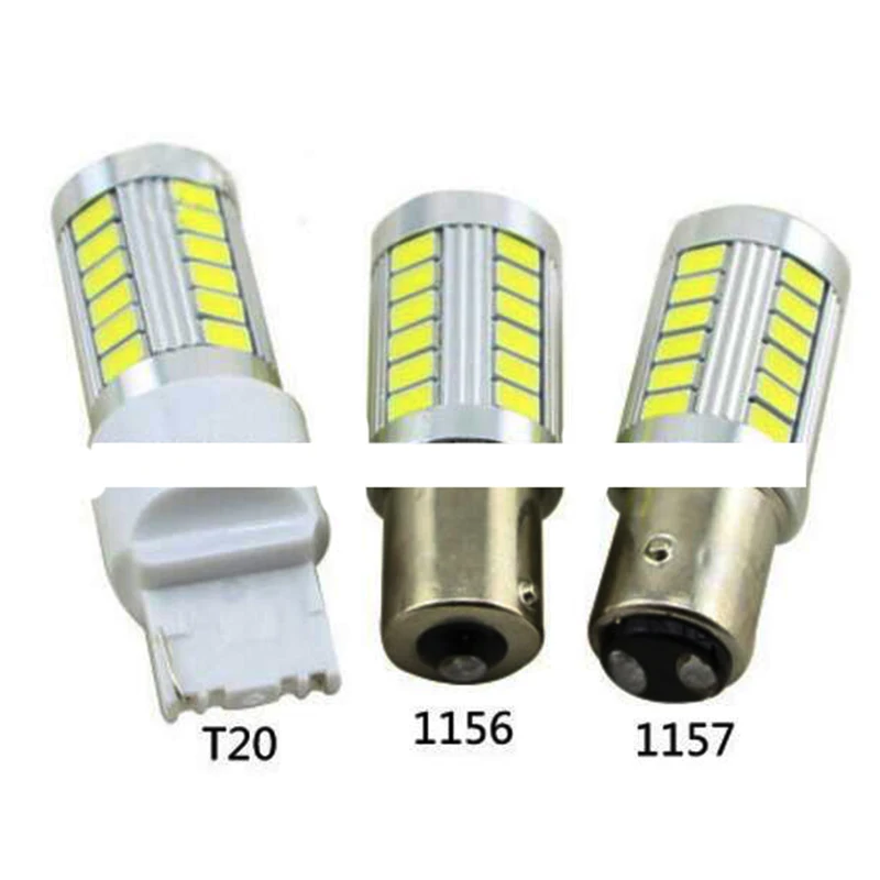 10X LED 9005 H4 H7 H11 H8 ba15s 5630 33SMD Frenata Tornitura Lampada Della Nebbia дневные ходовые огни Lampadina Bianco DC12V |