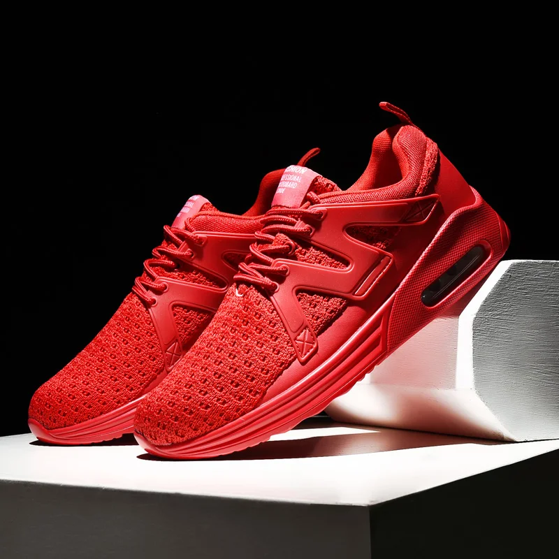 Vogue Summer Big Size Sneakers Men Shoes Casual Male Flats Breathable Mans Footwear Walking Damping Cushion | Обувь