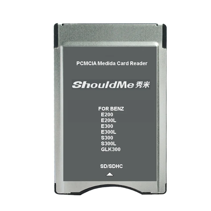 SD to PCMCIA card reader adapter for Benz MP3 memory support 32GB 5pcs/lot free shipping