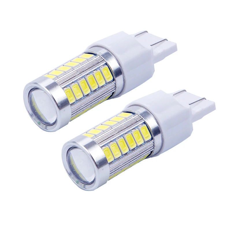 2x Canbus Flash белый красный 7440 W21W WY21W T20 Автомобильный светодиодный 33 smd 5W Сменные лампы
