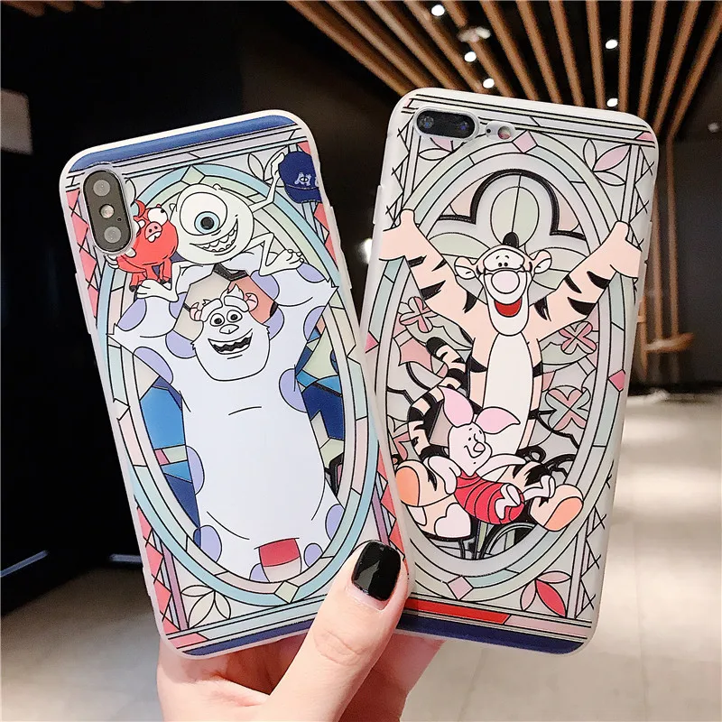 Monsters University Soft Phone Case for iPhone 6 6s X XR XS MAX Cute Tigger 8 7 plus TPU Cover |