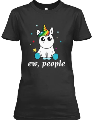 Ew People Ladies LGBT Gay Pride Festival Fan Unicorn Gift Idea Bi Trans T Shirt Top Tee100% Cotton Humor Men Crewneck Tee Shirts | Мужская