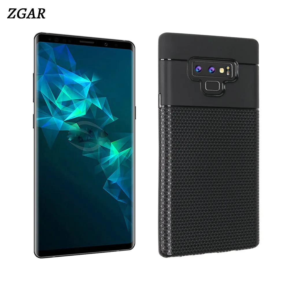 Case for Samsung Galaxy Note 9 Note9 Triangle Pattern Soft Mobile Covers Silicon Phone Bags Cases |