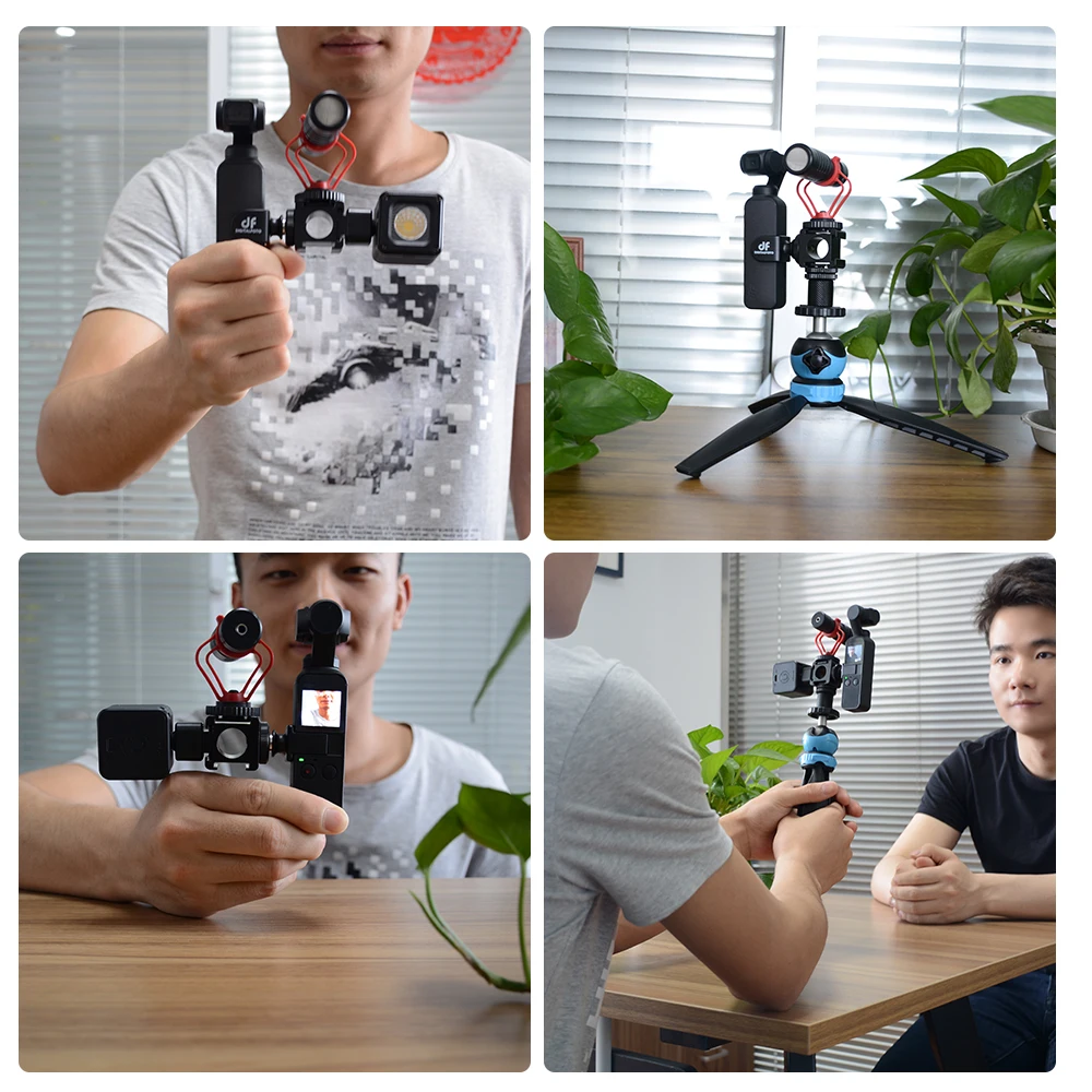 OP MI DJI OSMO Карманный карданный аксессуар три системы крепления холодного башмака