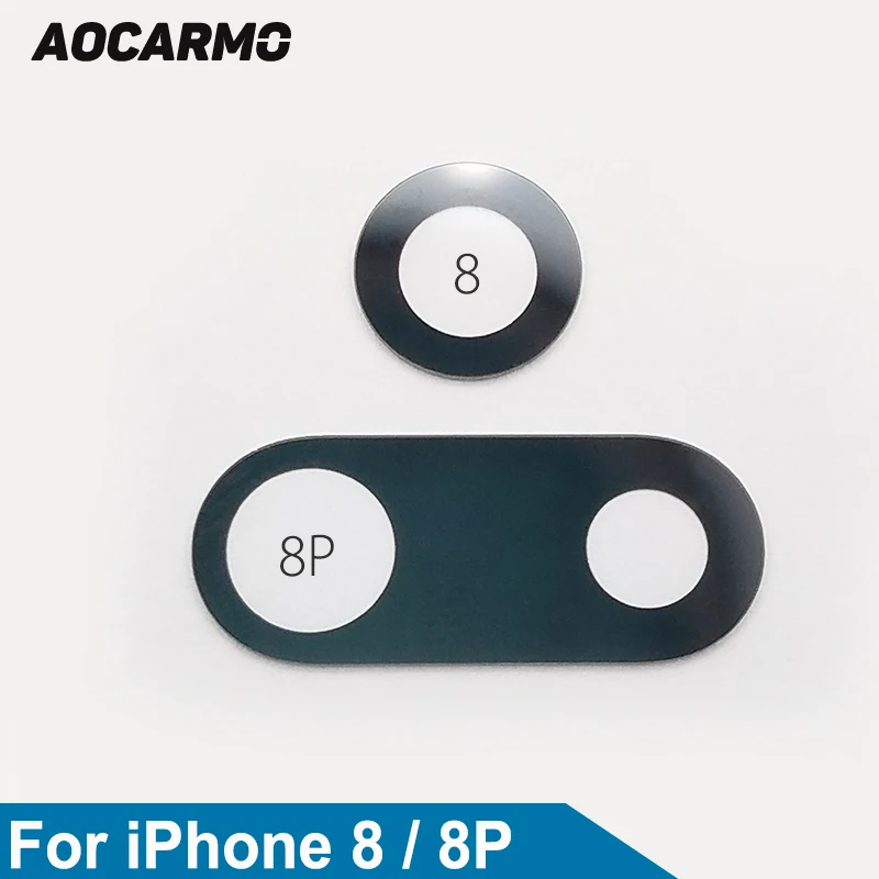 Запасная стеклянная линза задней камеры Aocarmo OEM для iPhone 8 8P | Мобильные телефоны и