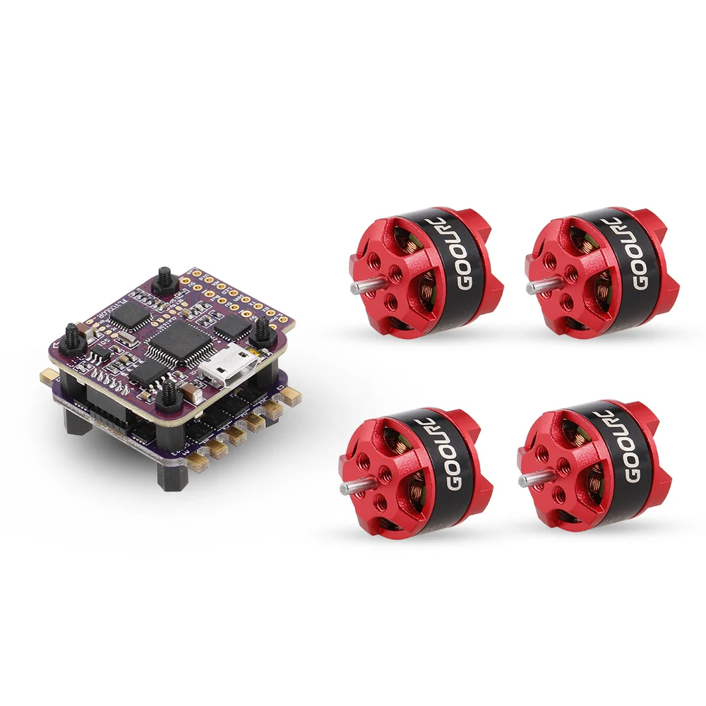 GoolRC 4 в 1 12A ESC F3 Контроллер полета башни Combo & D1104 7500KV бесщеточный двигатель для 80 90 100