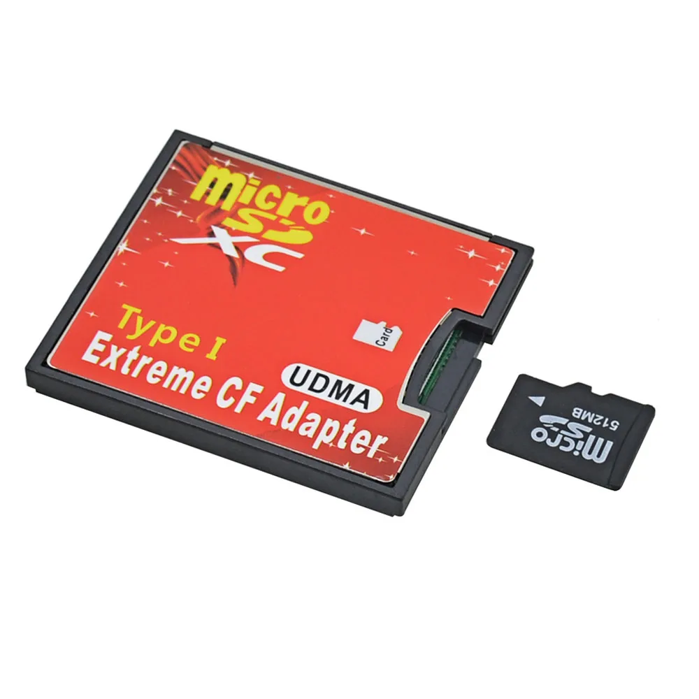 MJTEK Высокое качество Micro SD TF для карты CF адаптер MicroSD Micro SDHC для компактной вспышки тип I считыватель карт памяти конвертер