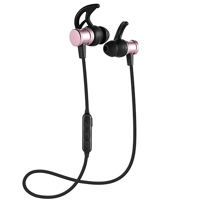 Bluetooth гарнитура Металлическая магнитная с шумоподавлением и голосовыми