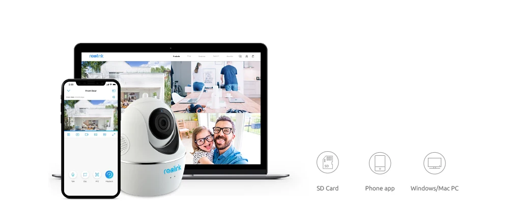 Reolink C1 Pro 4MP Full HD Pan/Tilt IP камера Белый детский монитор 2,4G/5G WiFi камера Домашняя безопасность видеонаблюдение