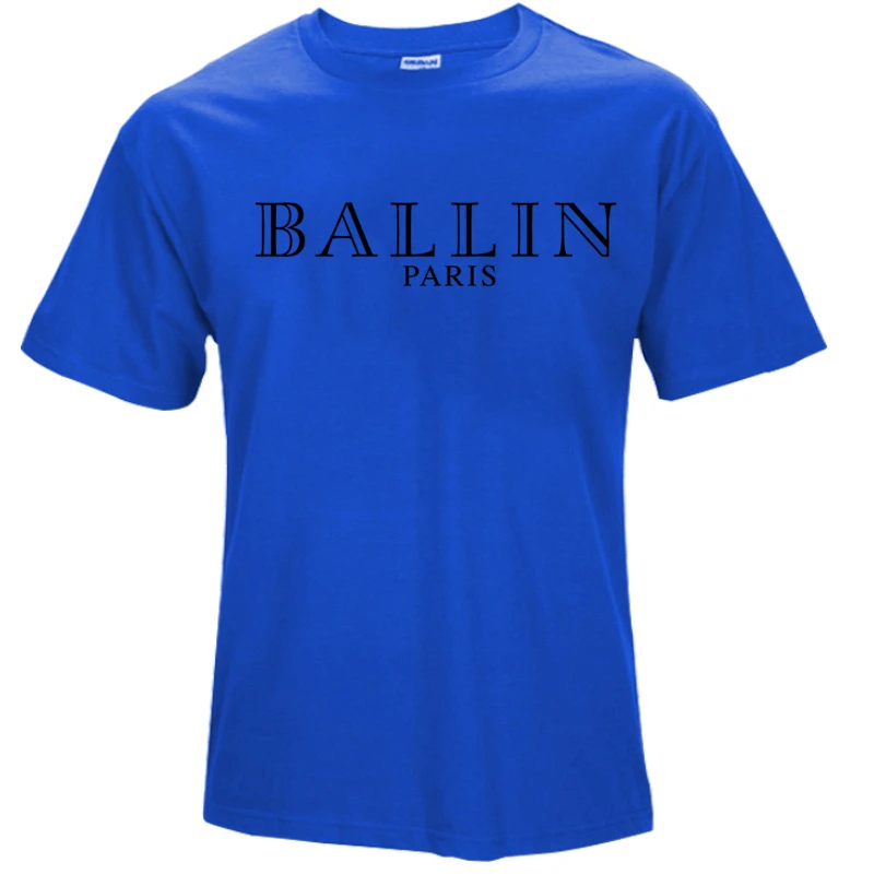Новые летние модные Мужская одежда с круглым вырезом Ballin Амстердам Графический