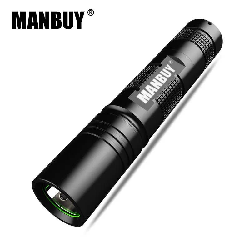 MANBUY W109 фонарик без 18650 батареи завод Q5 светодиодный вращающийся неполярный зум концентрирующий большой диапазон алюминиевый сплав лампа