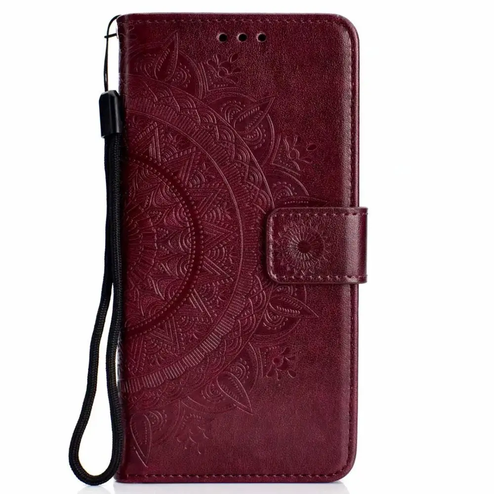 Brown Делюкс клапаном из искусственной кожи чехол для Xiaomi 8 Lite F1 6X Redmi 4X 5A 5 Plus Примечание 7 5 6 iPad Pro 7A K20 Pro карт чехол-портмоне с держателем для карт чехол для телефона - Цвет: Brown